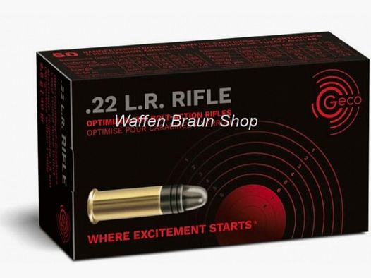 GECO .22 l.r. GECO RIFLE* 50 Stück