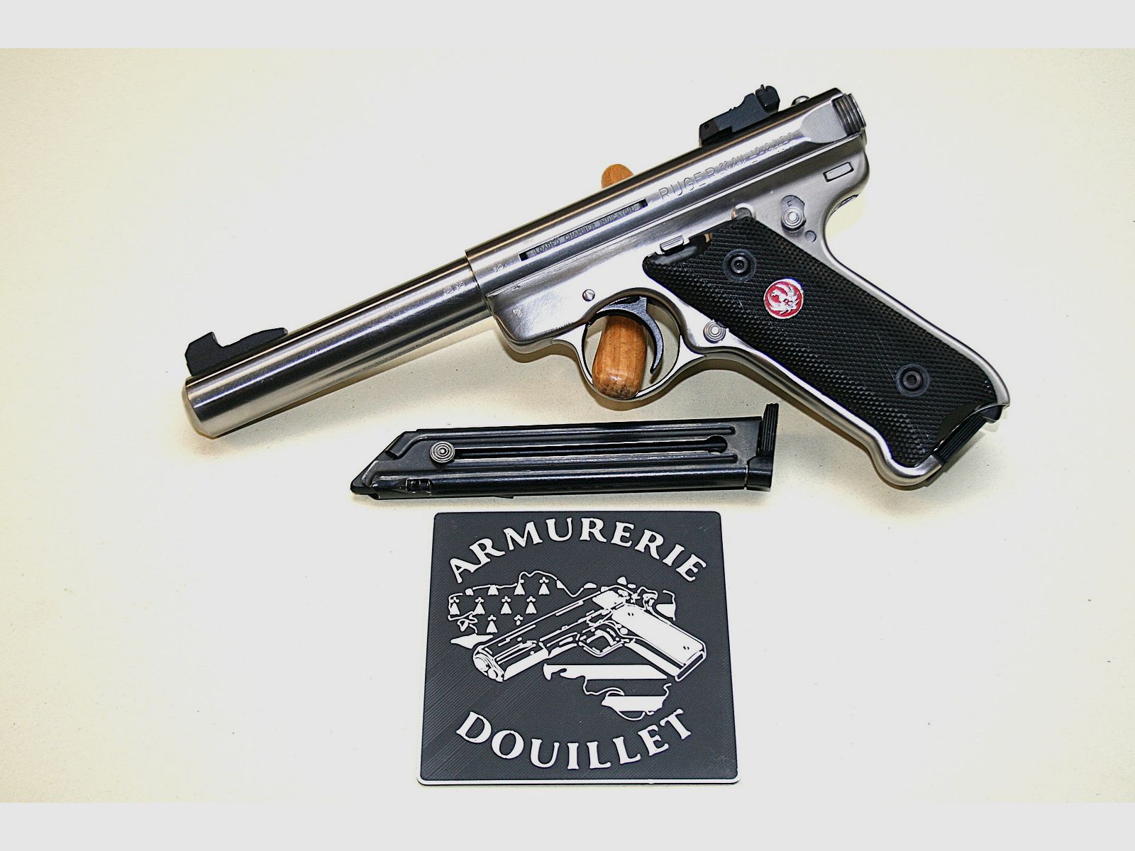 Pistole RUGER MkIII Target / Inox – .22Lr (gebraucht), Bild 1 von 10