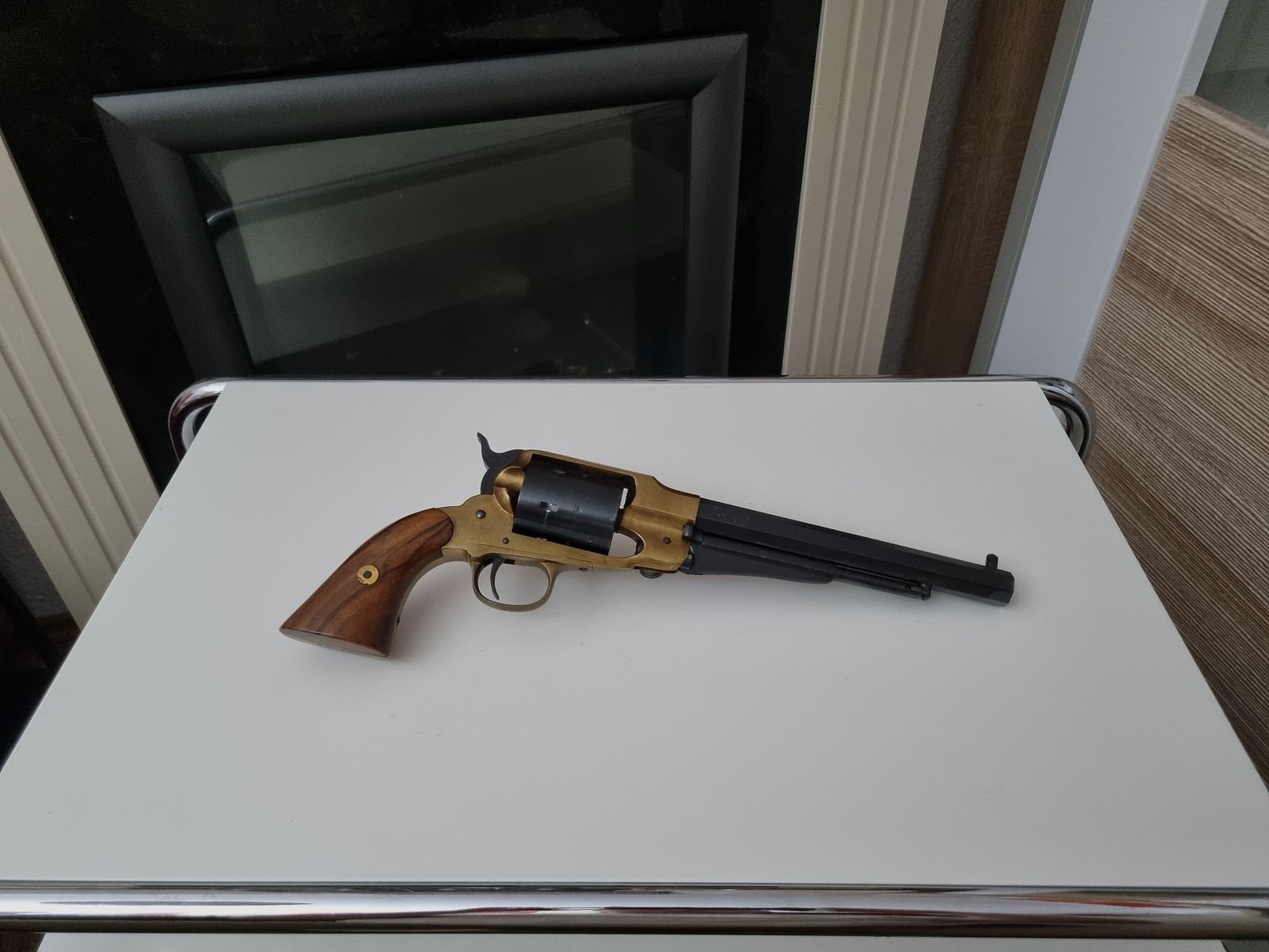 Western Remington New Army 9mm Knall Seltener Neumann Umbau PTB 304