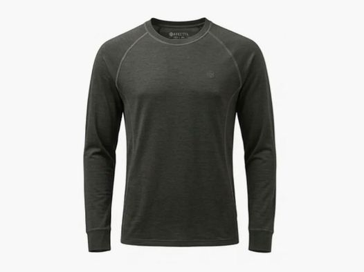 BERETTA – ELITE PRO MERINO | LANGERMIGE CREW NECK Groen Mos