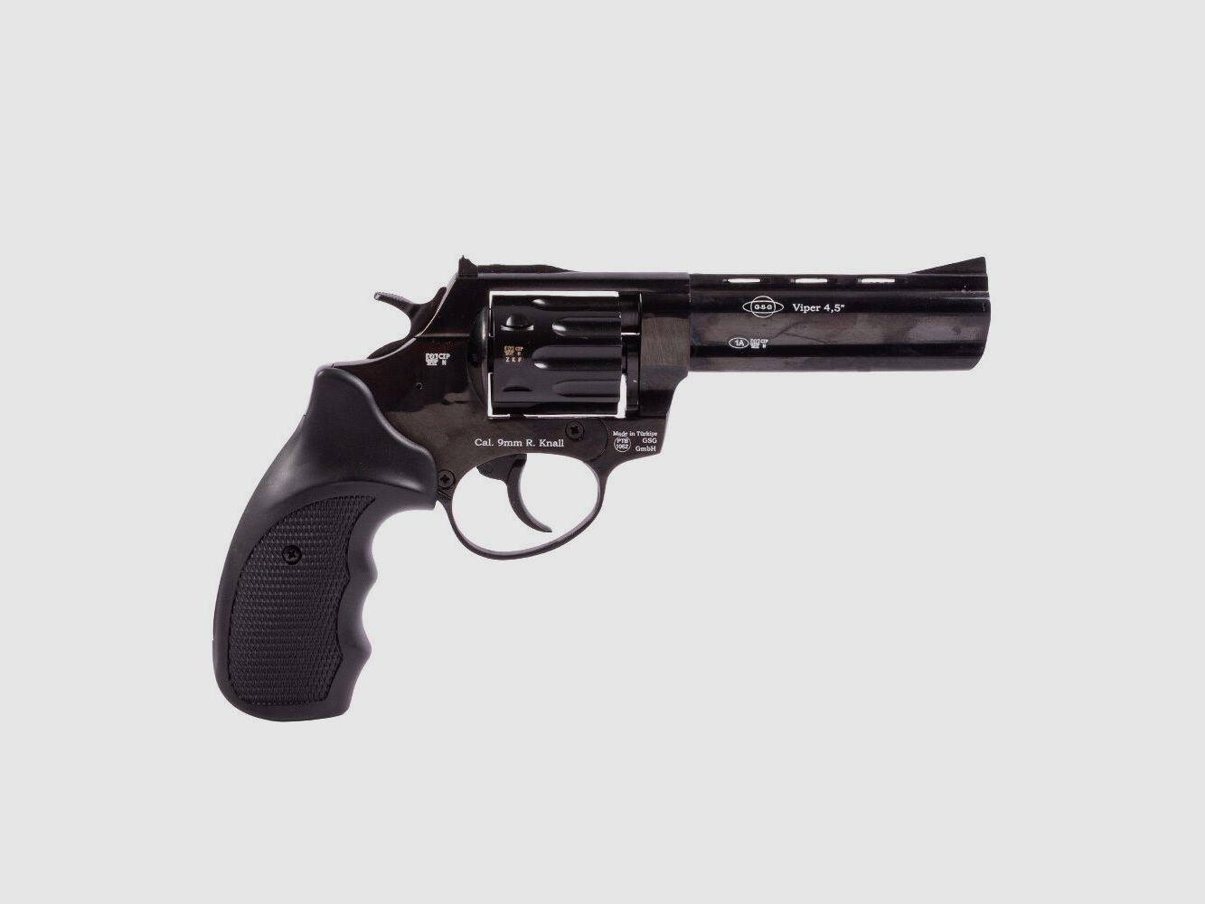 Ekol Viper 4.5 blank firing revolver 9mm R.K. black