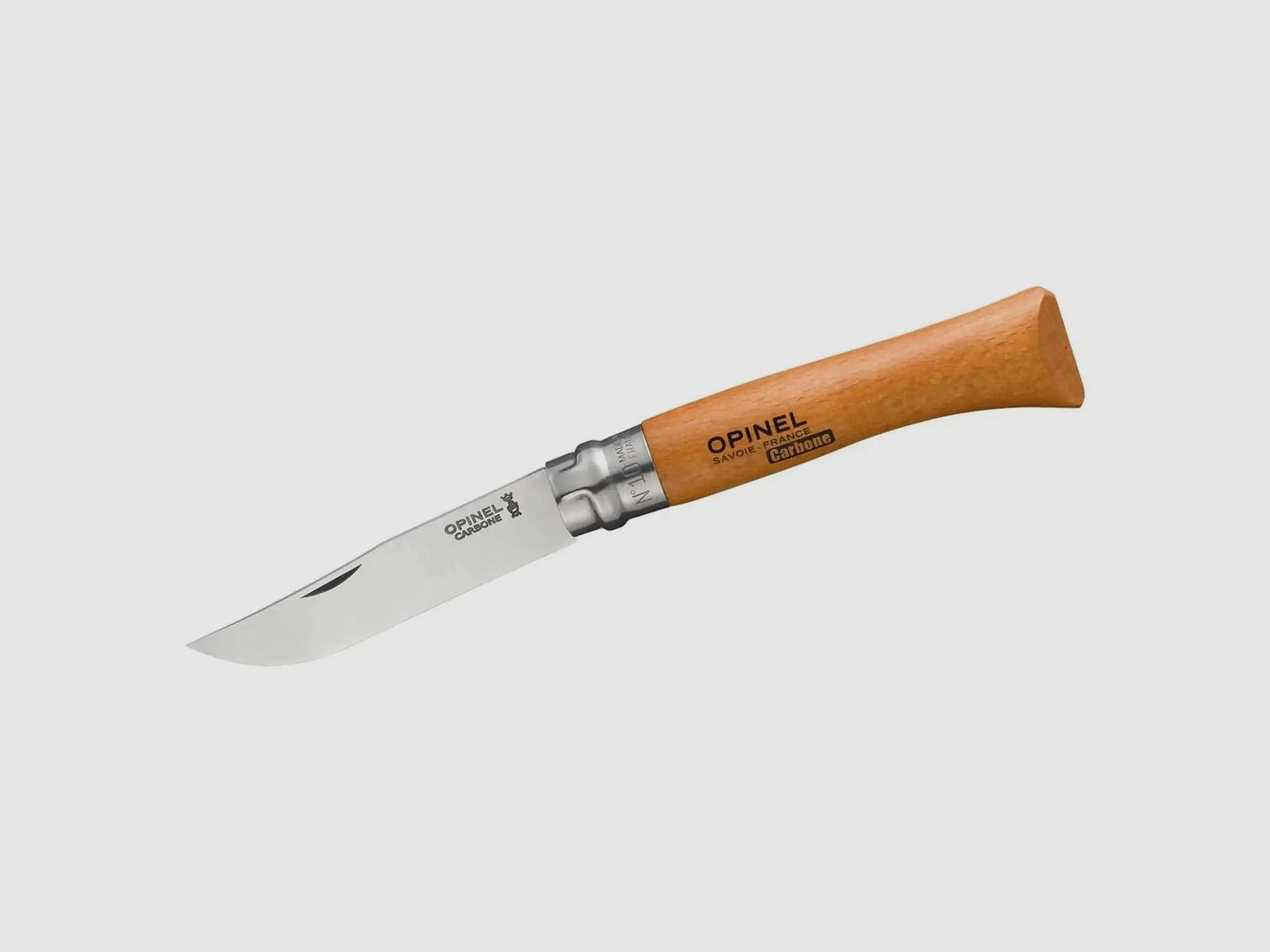 OPINEL Opinel Nóż kieszonkowy nr 10 Carbon naturalny