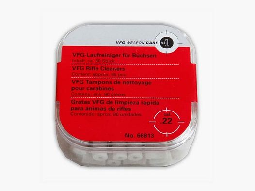 VFG Loop Reinigings Viltjes .22 (80 stuks)