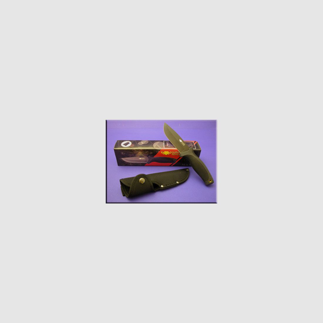 Buffalo~River Jagdmesser BRKM-100 Black-Coated
