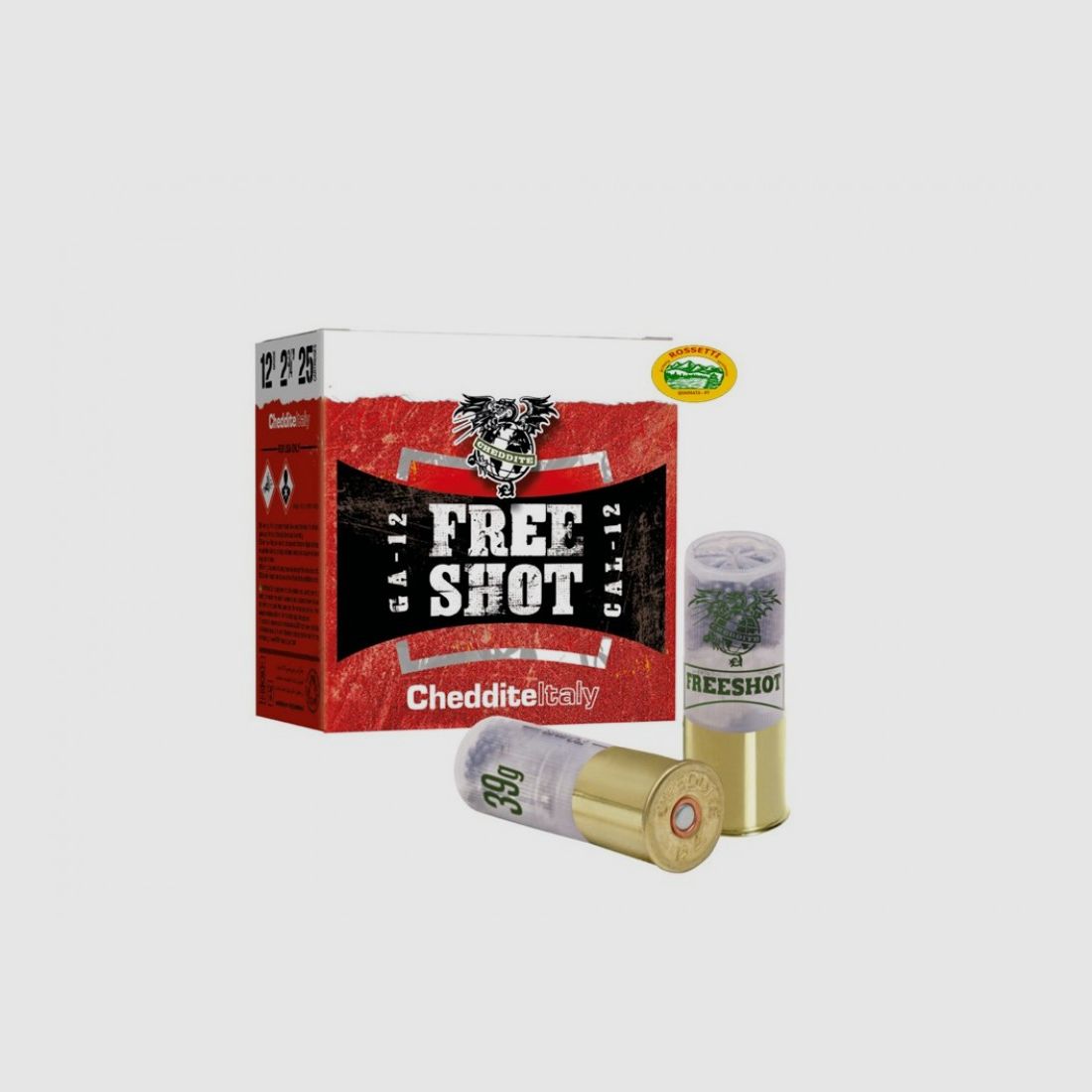 CHEDDITE Patronen FREE SHOTS Kal.12 gr.39 Speciale Colombaccio