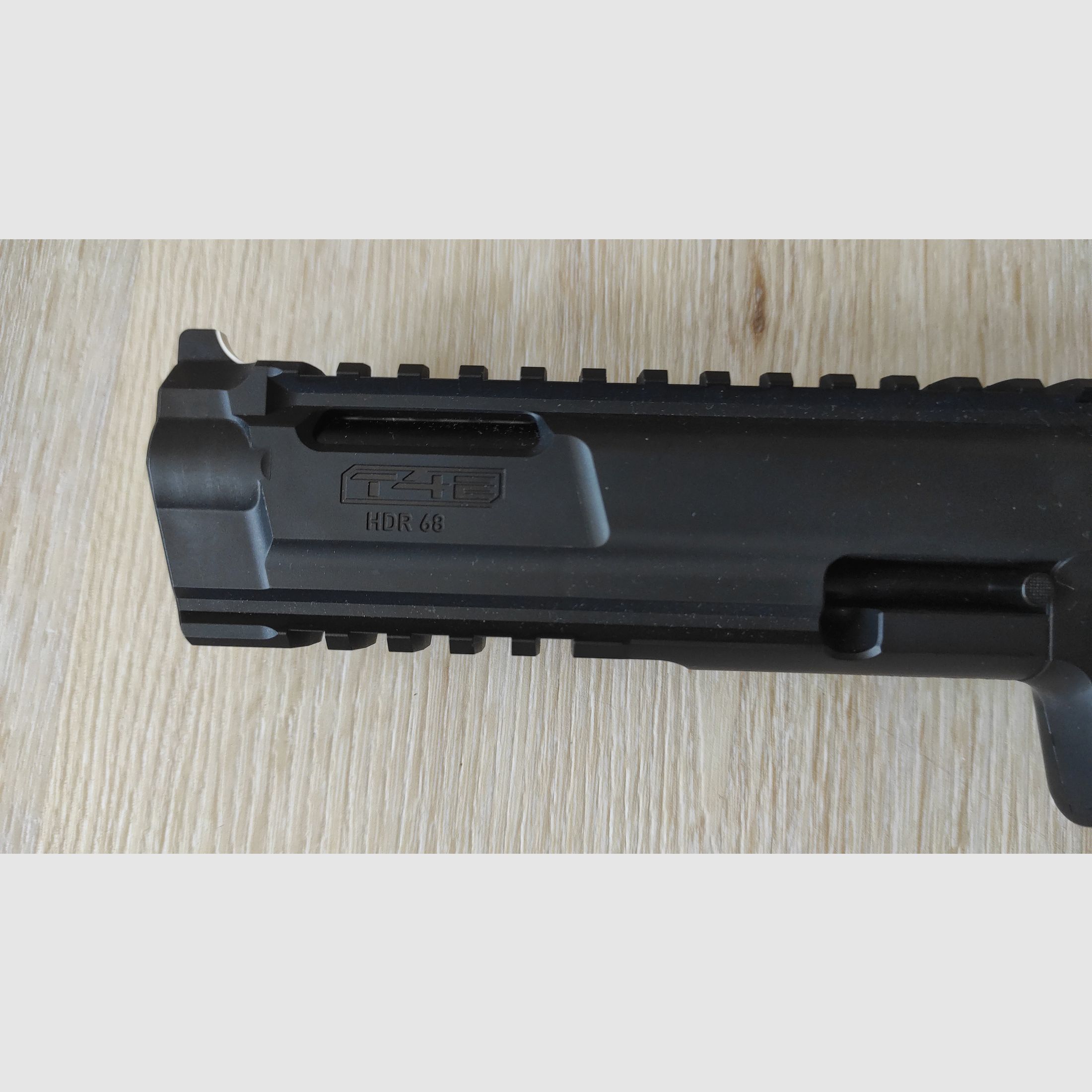 T4E HDR 68 CO2 RAM Revolver Kal. .68 zwart voor Home Defense / Training incl. 2 reserve trommels