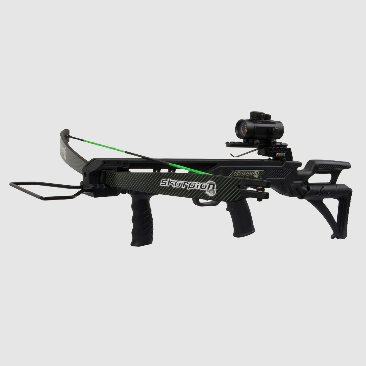 Recurve Armbrust Skorpion  XBH Tactical 175 lbs inklusive Red Dot und ZubehĂ¶r (P18)