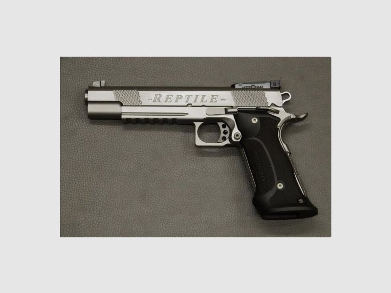 Pistolet 1911 Club 30 Reptile / Kaliber .45 ACP / Srebrny CrN PVD Powlekany