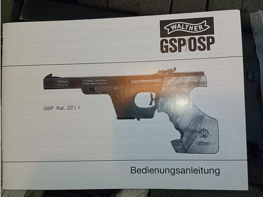 Walther GSP im cal.22 mit cal.32 WC Wechselsystem zzgl. Zubehör