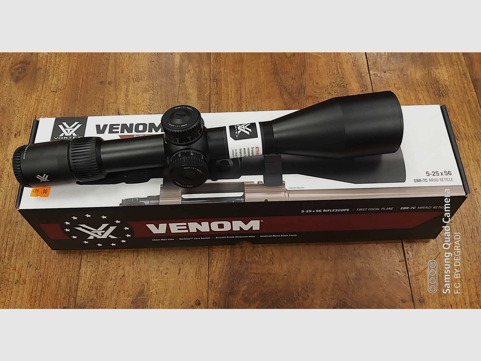 VORTEX VENOM 5-25 x 56 MRAD RETIKEL, Bild 2 von 5