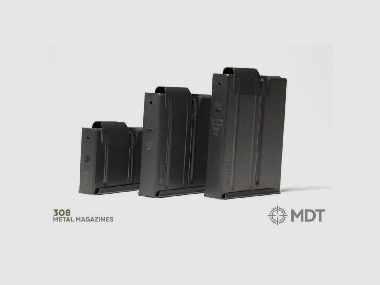 MDT cargador metálico - 5 cartuchos .308 Win. - compatible con AICS
