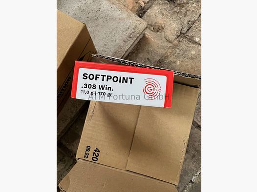 GECO Softpoint .308 Win. Półpłaszcz 11,0g/170grs.