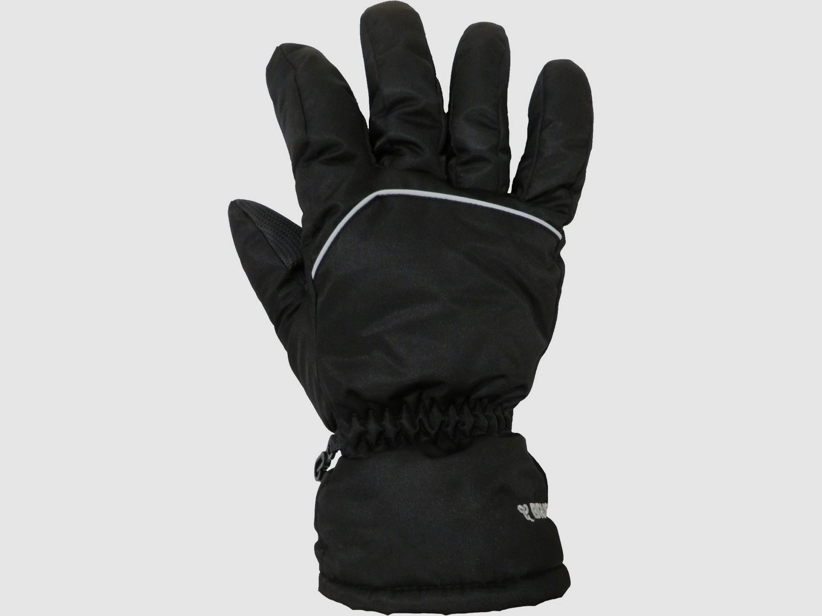 Brugi Taffetà Zwarte Gevoerde Winterhandschoenen, afbeelding 1 van 2