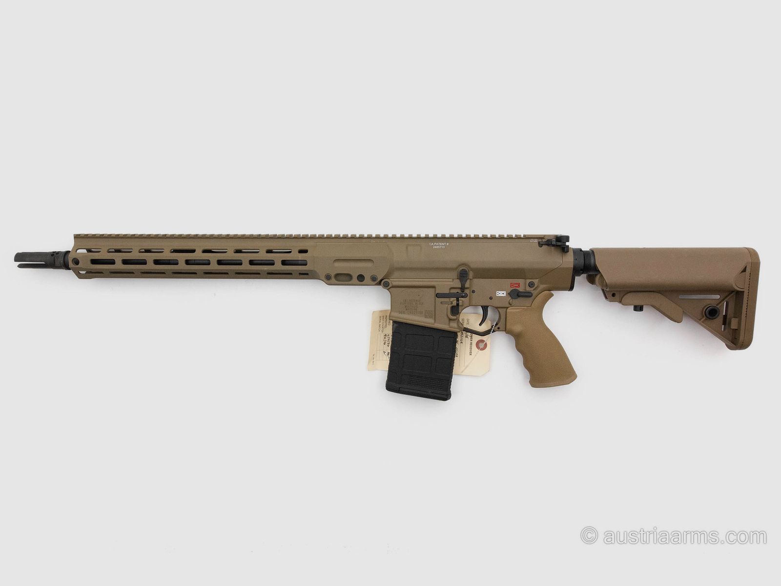 LMT Defense 7.62mm ZF STGW 20 Reference Rifle, .308 Win., 16", FDE, image 1 of 5