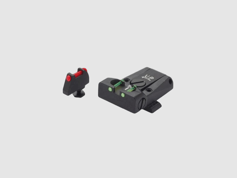 LPA mirino in fibra ottica TTF per pistole Glock, incl. mirino anteriore