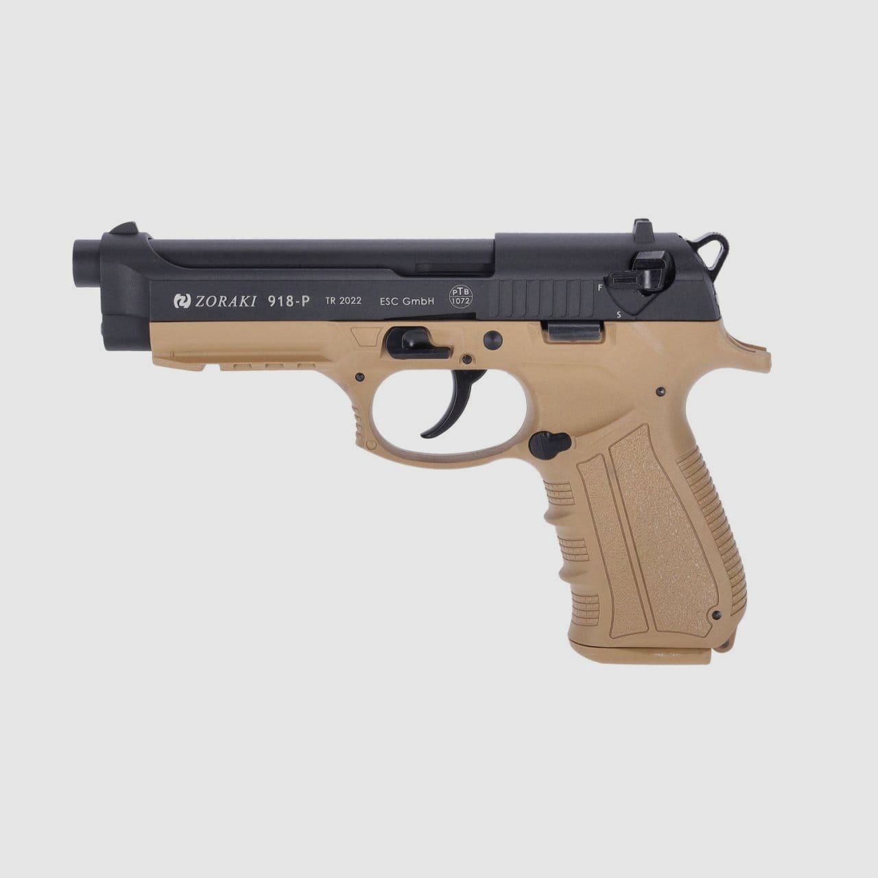 Zoraki 918 Desert Schreckschuss Pistole 9 mm P.A.K.