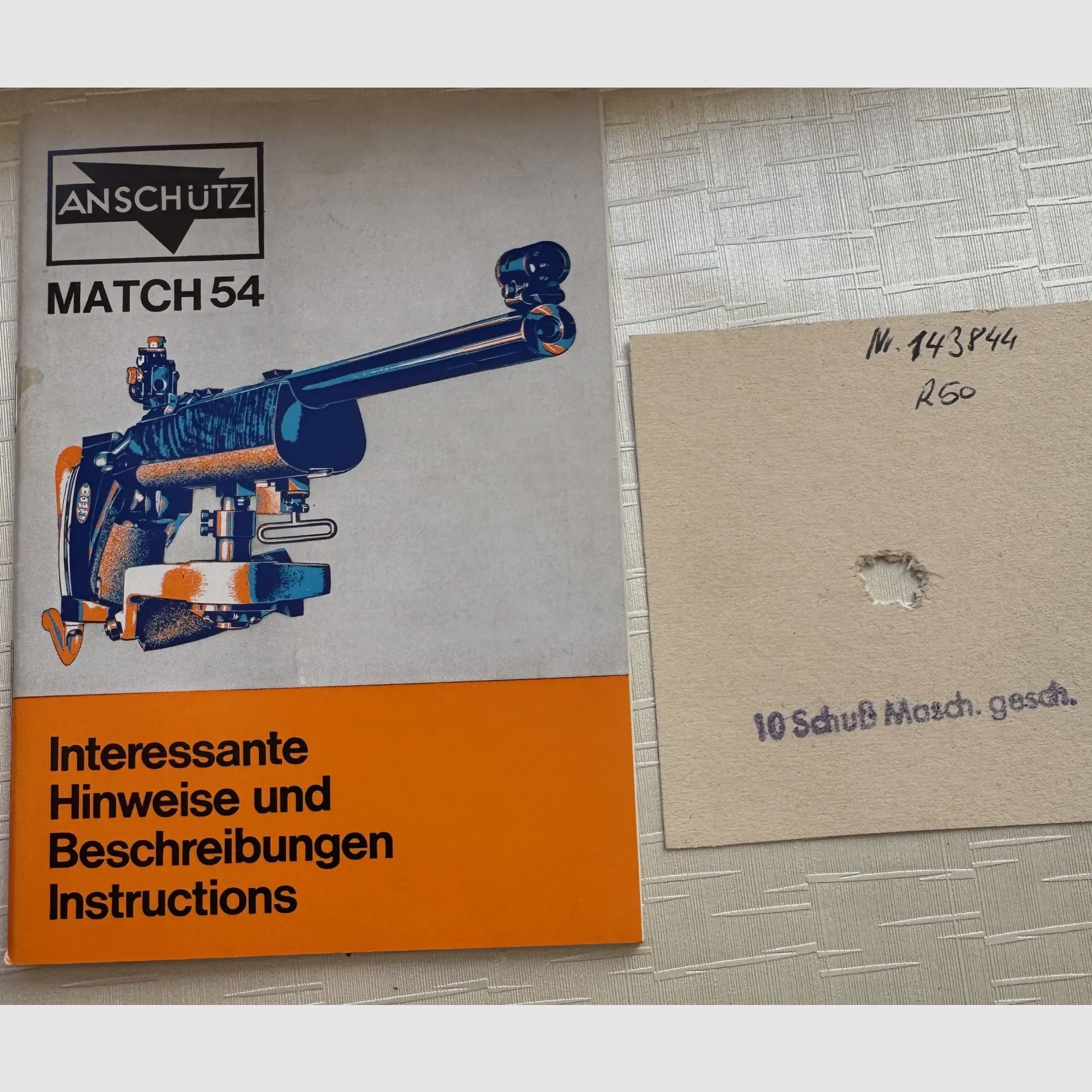 Anschütz Modell 54 – Calibre .22 LR