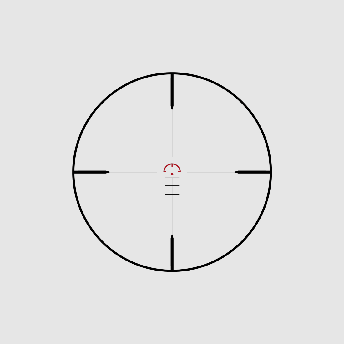 Konus Sight-Pro PTS2 3x30 mit Montage für Weaver und Picatinny inkl. Flip-Up Kappen