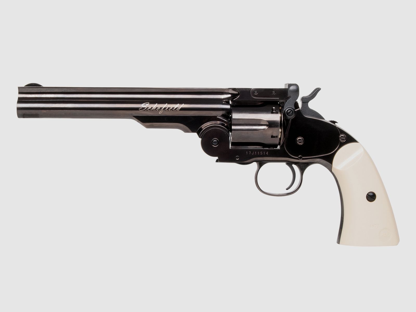 ASG Schofield 6" Staal Grijs 4,5mm BB - Luchtdruk Co2