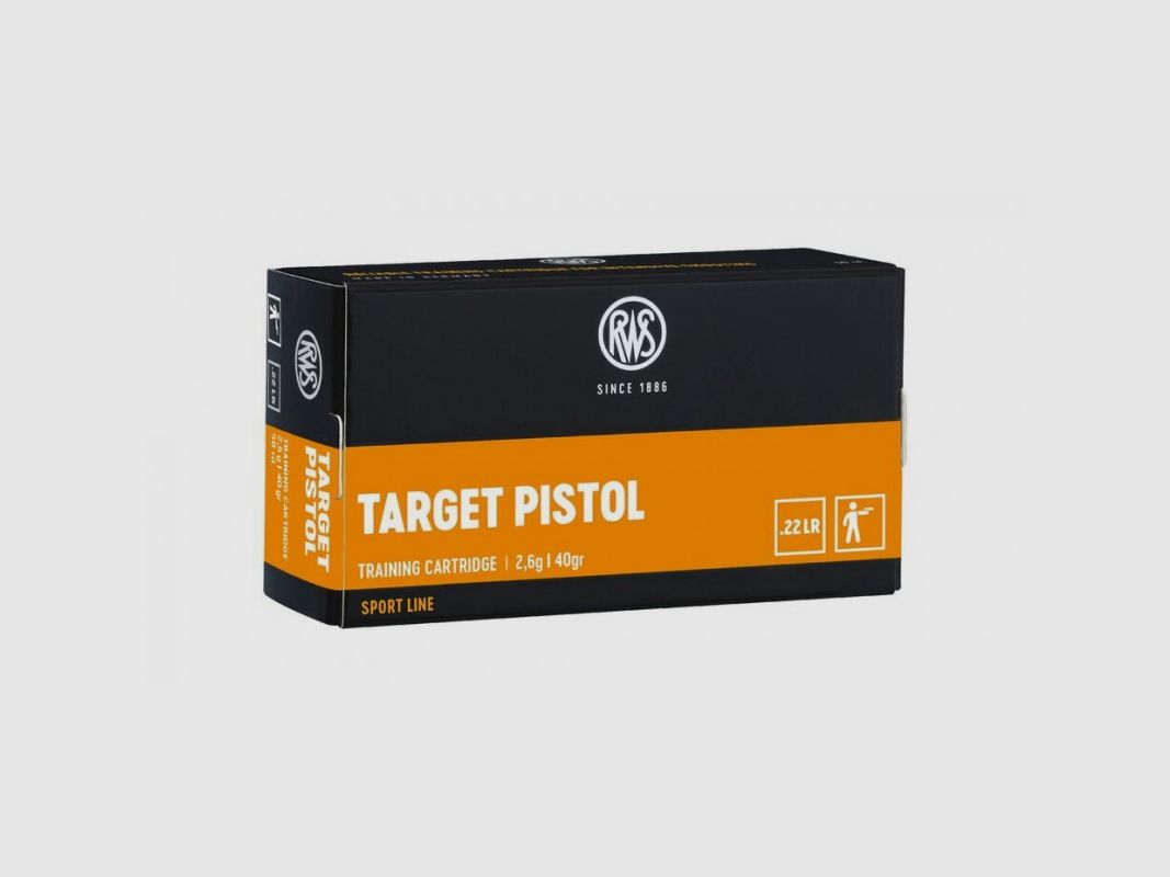 RWS 22LR TARGET PISTOL 40 GRS 50 STK