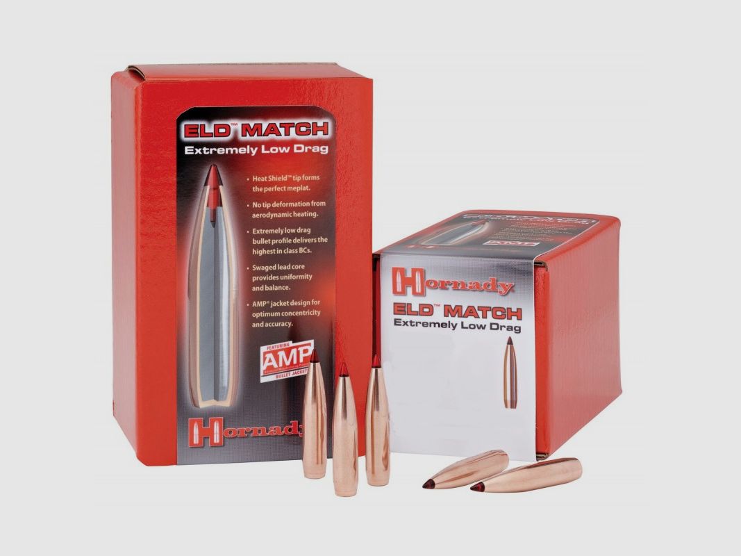 HORNADY GESCHOSSE 30/308 155GR/10G ELD MATCH 100 STK, Bild 1 von 2