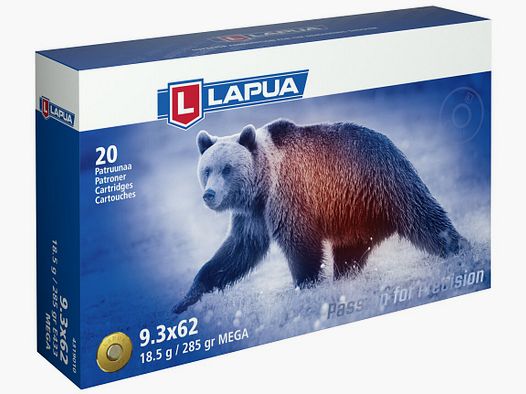 Lapua 9.3×62 Mega SP 18.5g