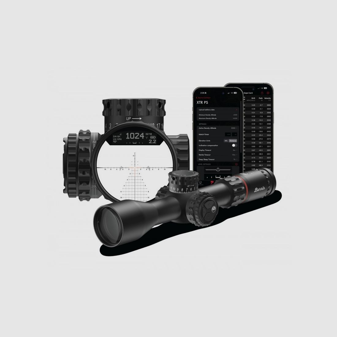Zielfernrohr Burris XTR PS 3.3-18X50 SCR2 Mil, Bild 2 von 2