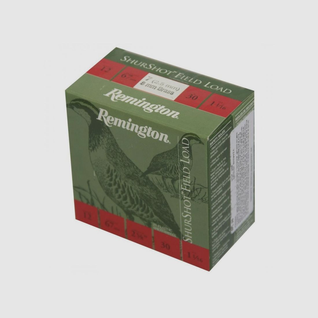 Flintenpatronen 12/70 REMINGTON Shurshot OJEO PERDIZ 30gr. P-7