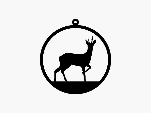 Petit pendentif décoratif "chevreuil"
