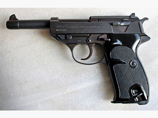 NEUW. WALTHER P38 GANZSTAHL 9mm Luger ALLERLETZTE FERTIGUNG