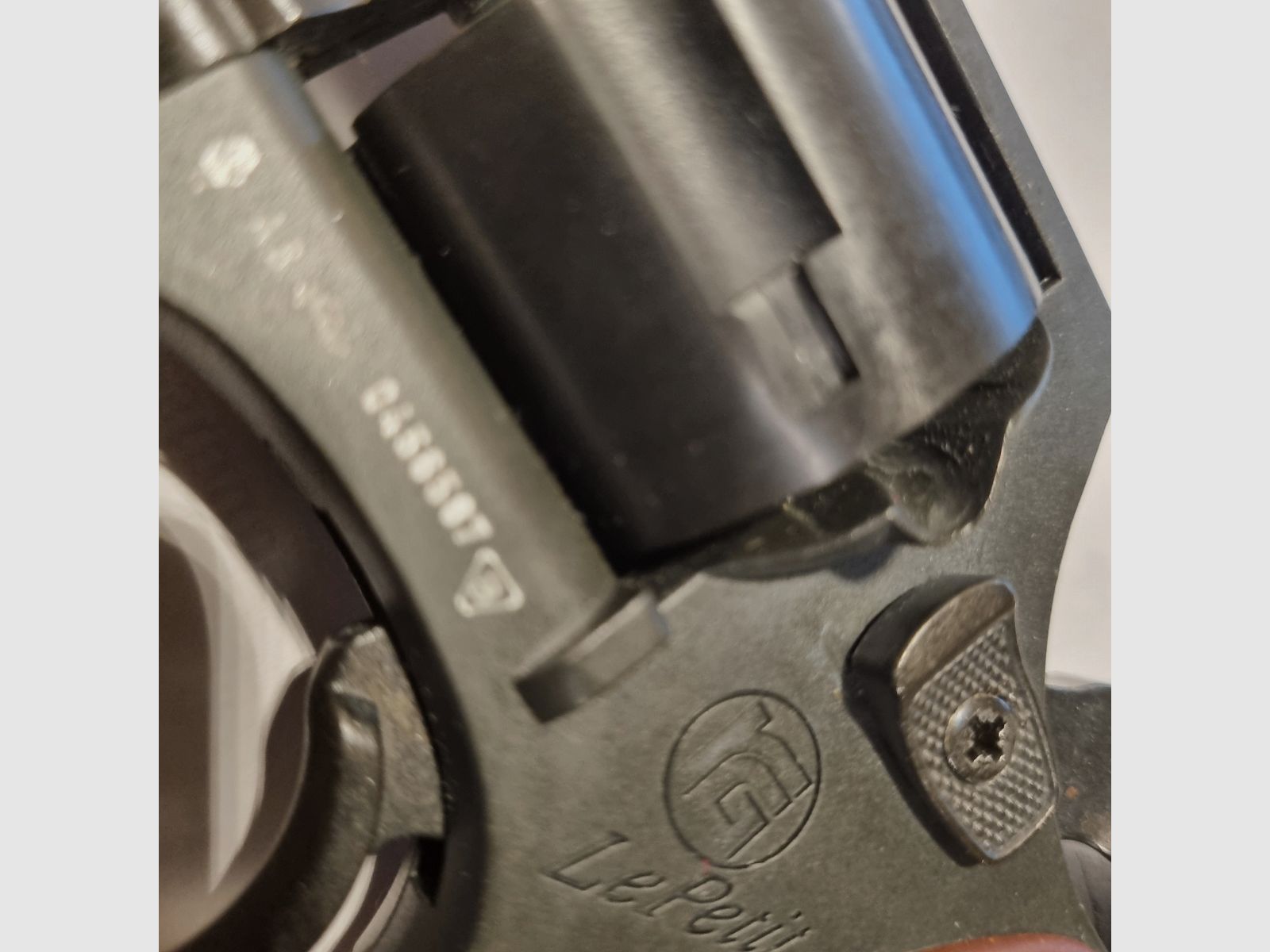 Röhm RG 59 Le Petit, 9mm, PTB 527 old version, blued, plus 50 cartridges