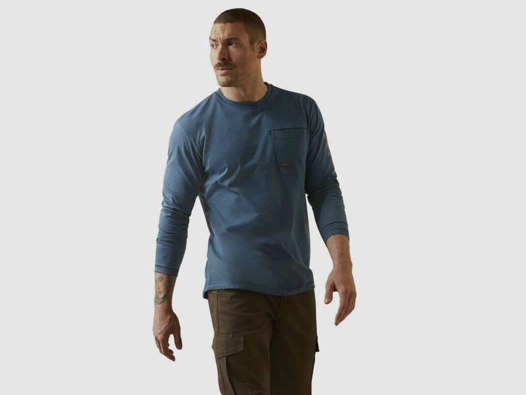 Ariat Herren Langarmshirt Rebar® Workman Logo