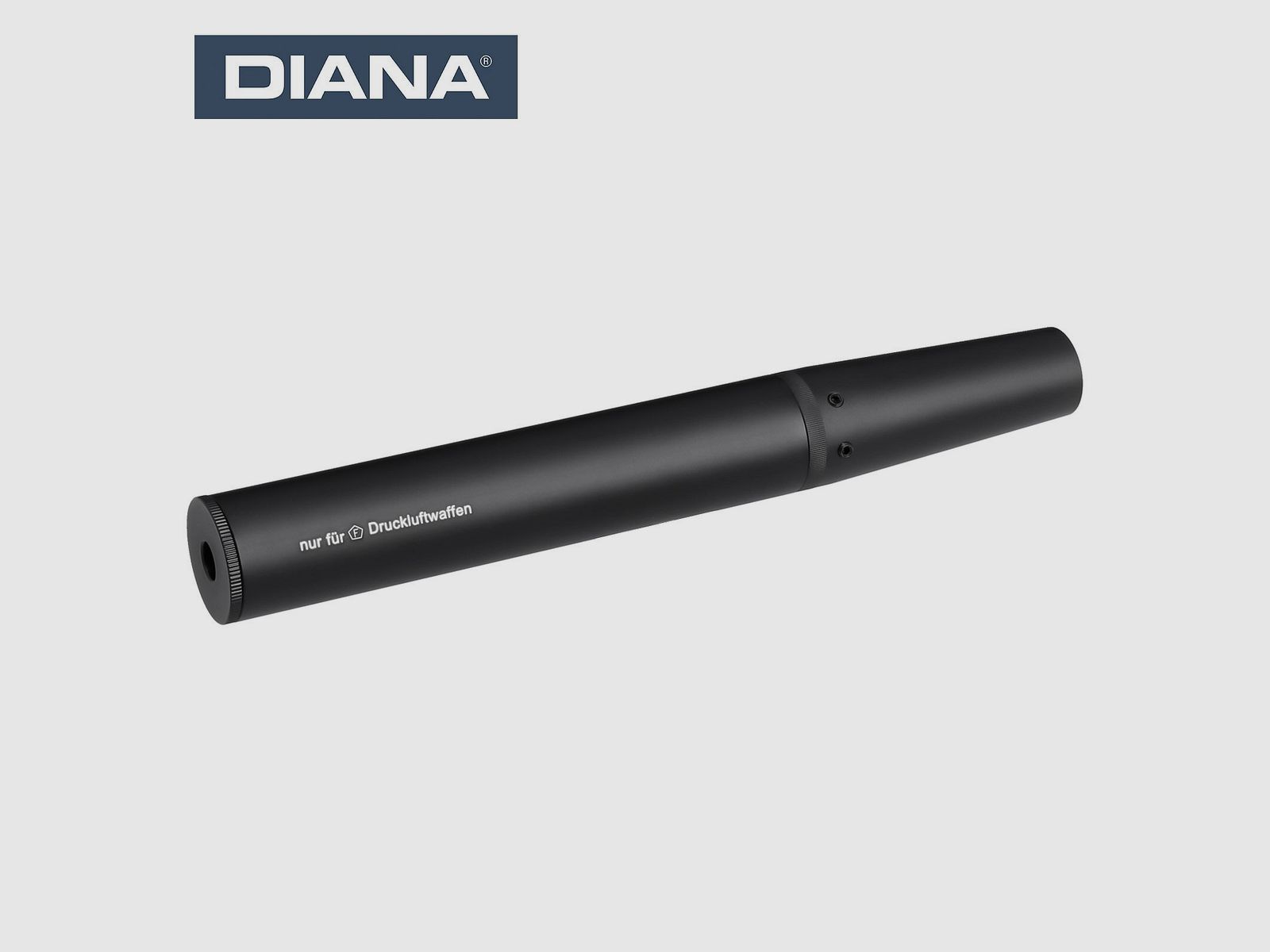 Diana Schalldämpfer zum Aufstecken #477 ca. 21 mm für Luftgewehre (P18)