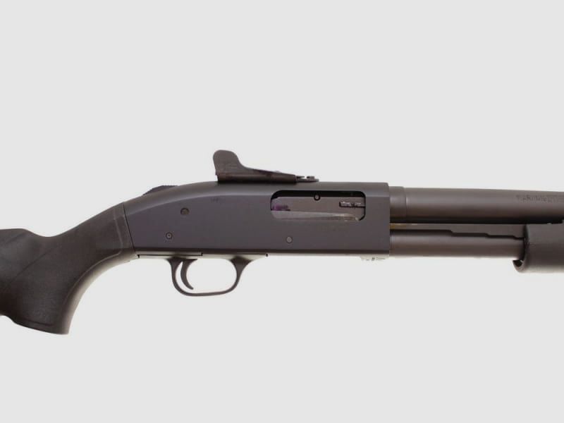 Strzelba powtarzalna MOSSBERG 590A1 kal. 12/76 , XS Ghost Ring , mod. 51663 parkeryzowana, zdjęcie 3 z 6