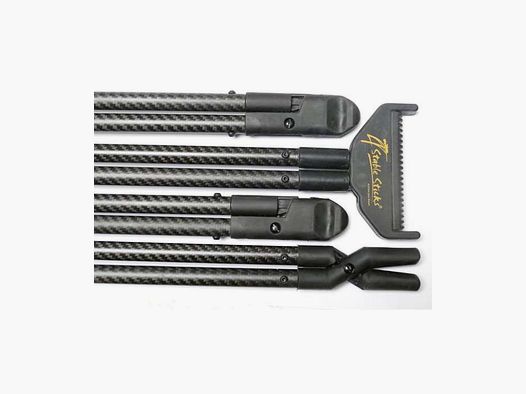Canne BUSH ESSENTIAL carbone noire 4 STABLE STICKS