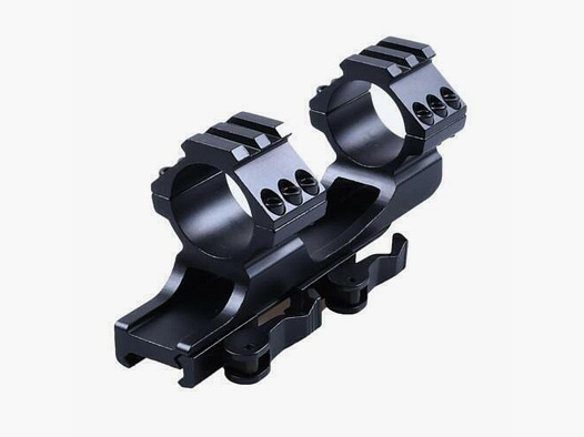 Dubbele montage ringen, 30mm/25.4mm diameter, voor 20 mm Picatinny of Weaver rail