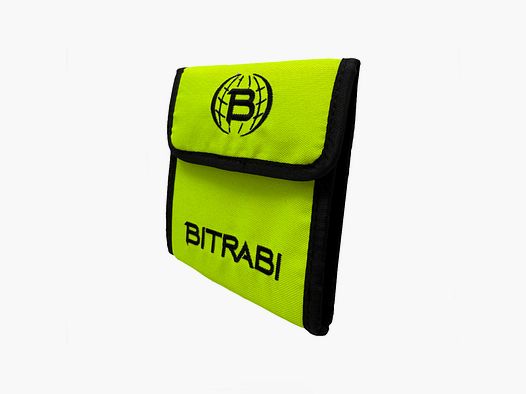 BITRABI – MULTITASKE JACHTVERGUNNINGHOUDER MET PENHOUDER (FLUORESCENT GEEL)