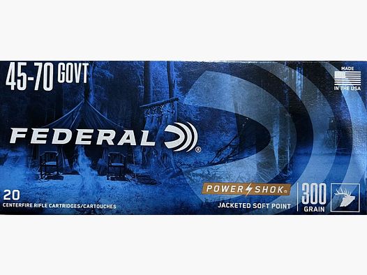 Federal PowerShok 45-70 GOVT 300grs - 20 Schuss