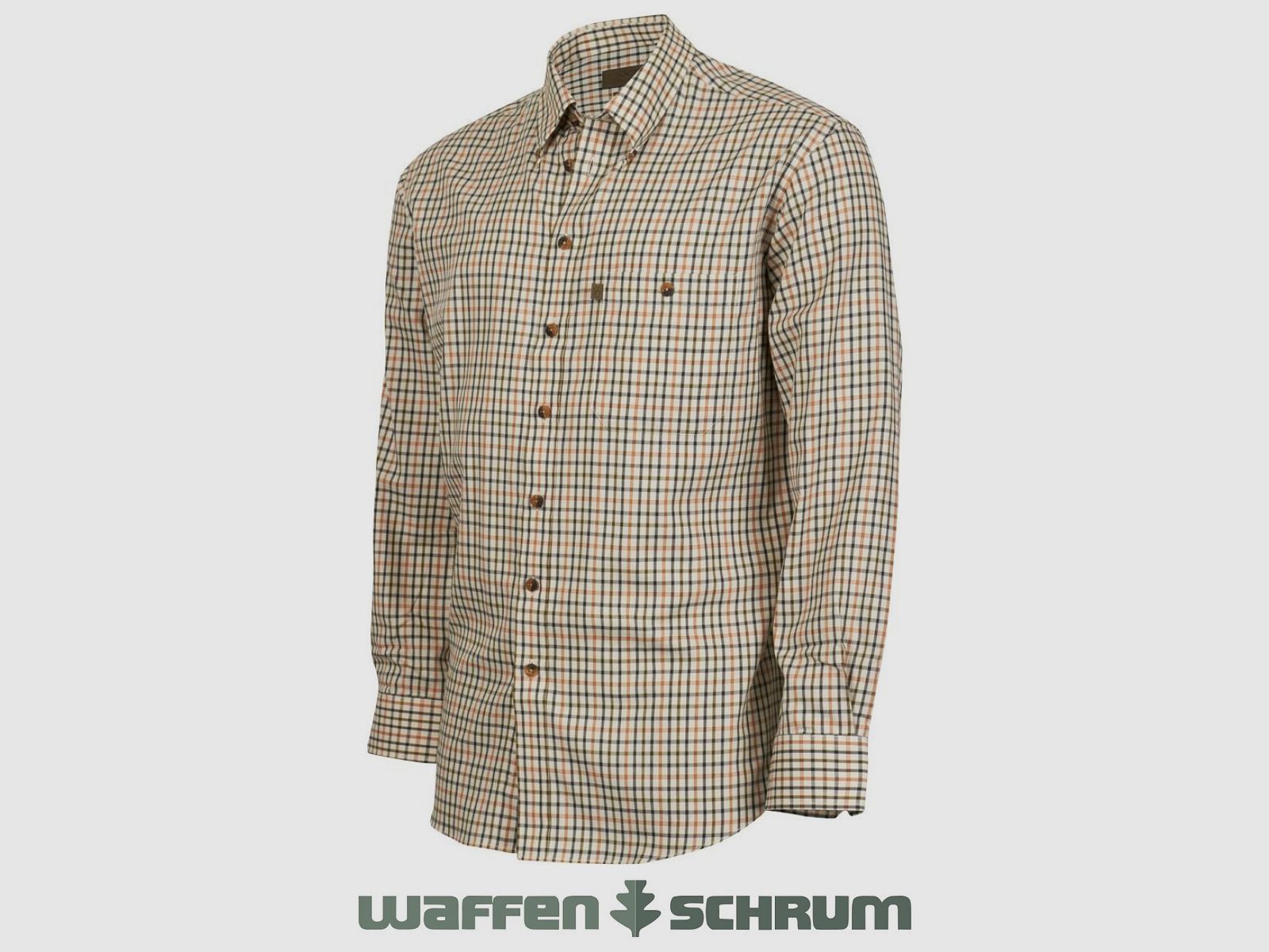 Chemise Böcker Modern Fit Easy Care Naturel à carreaux