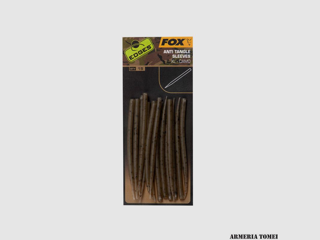 FOX – EDGES™ ANTI TANGLE SLEEVES XL – CAMO (15ST), Bild 1 von 2