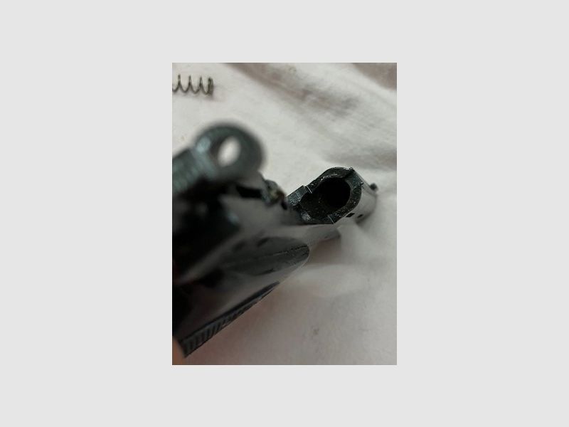 HS Gas- und Alarm-Pistole, Mod. 5, Kal. 8 mm, PTB Nr. 100, Taschenpistole 6-schüssig