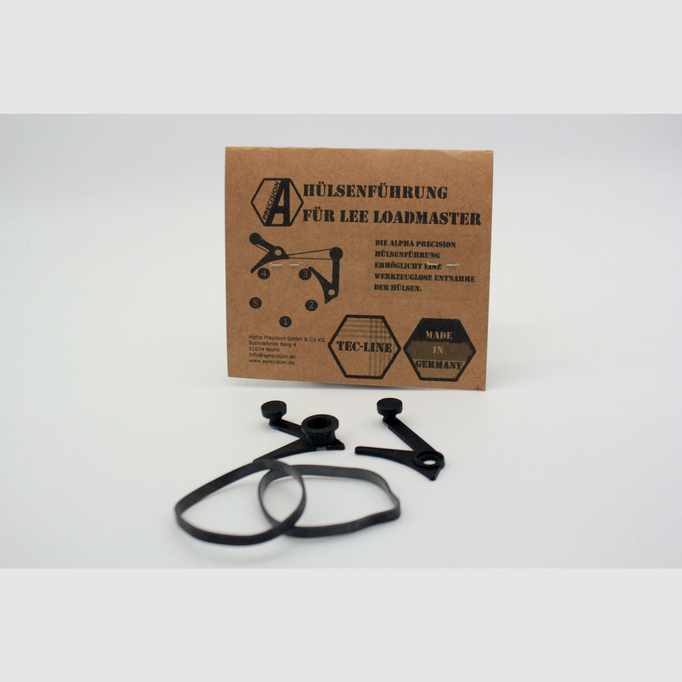 Alpha Precision - Hülsenführung für Lee Loadmaster Wiederladepresse