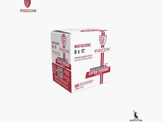 Fiocchi Munitionen Mattazione 9×17