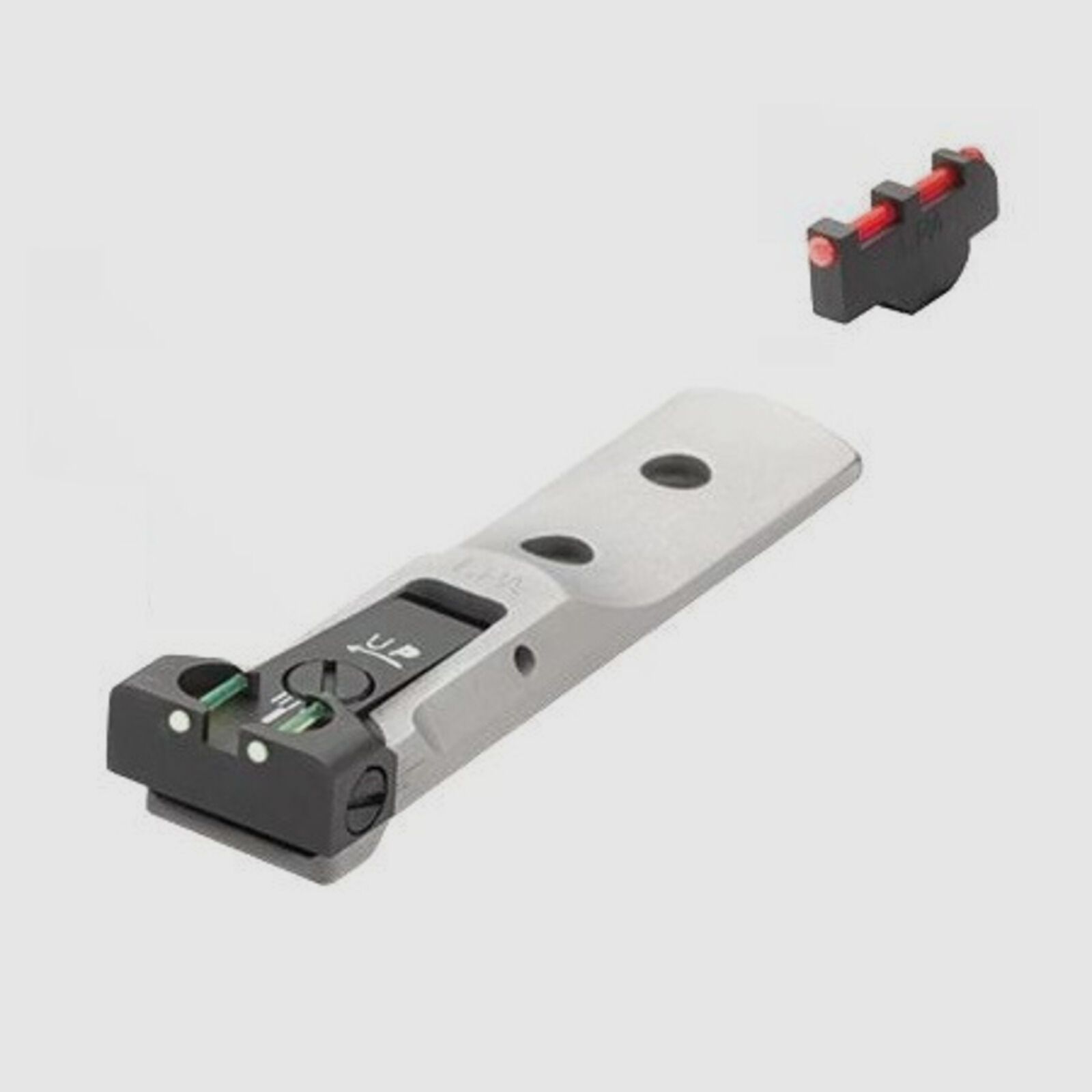 LPA TXT Visierset silber Fiber S&W K/L