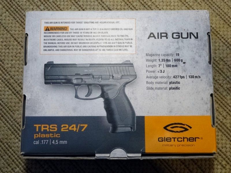 Pistola CO2 Gletcher TRS 24/7 - COME NUOVA