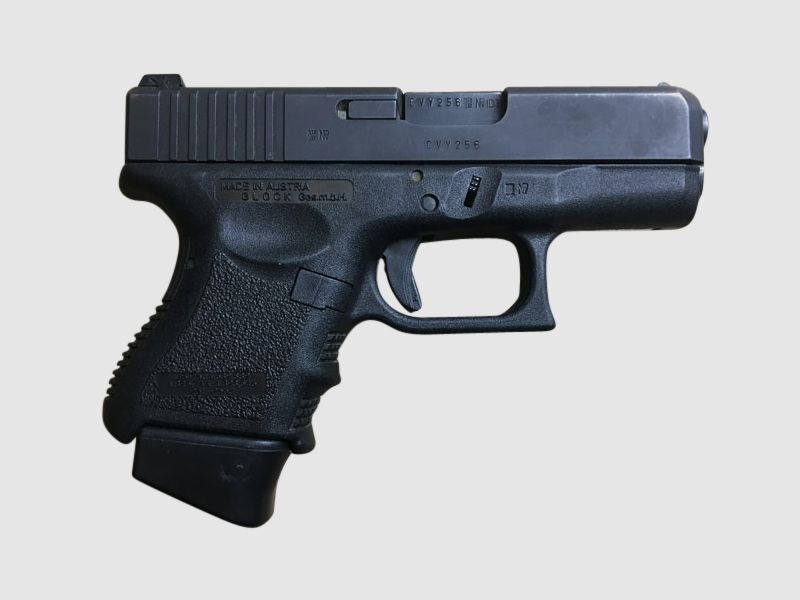 Glock pistol model 26, caliber 9mm Luger