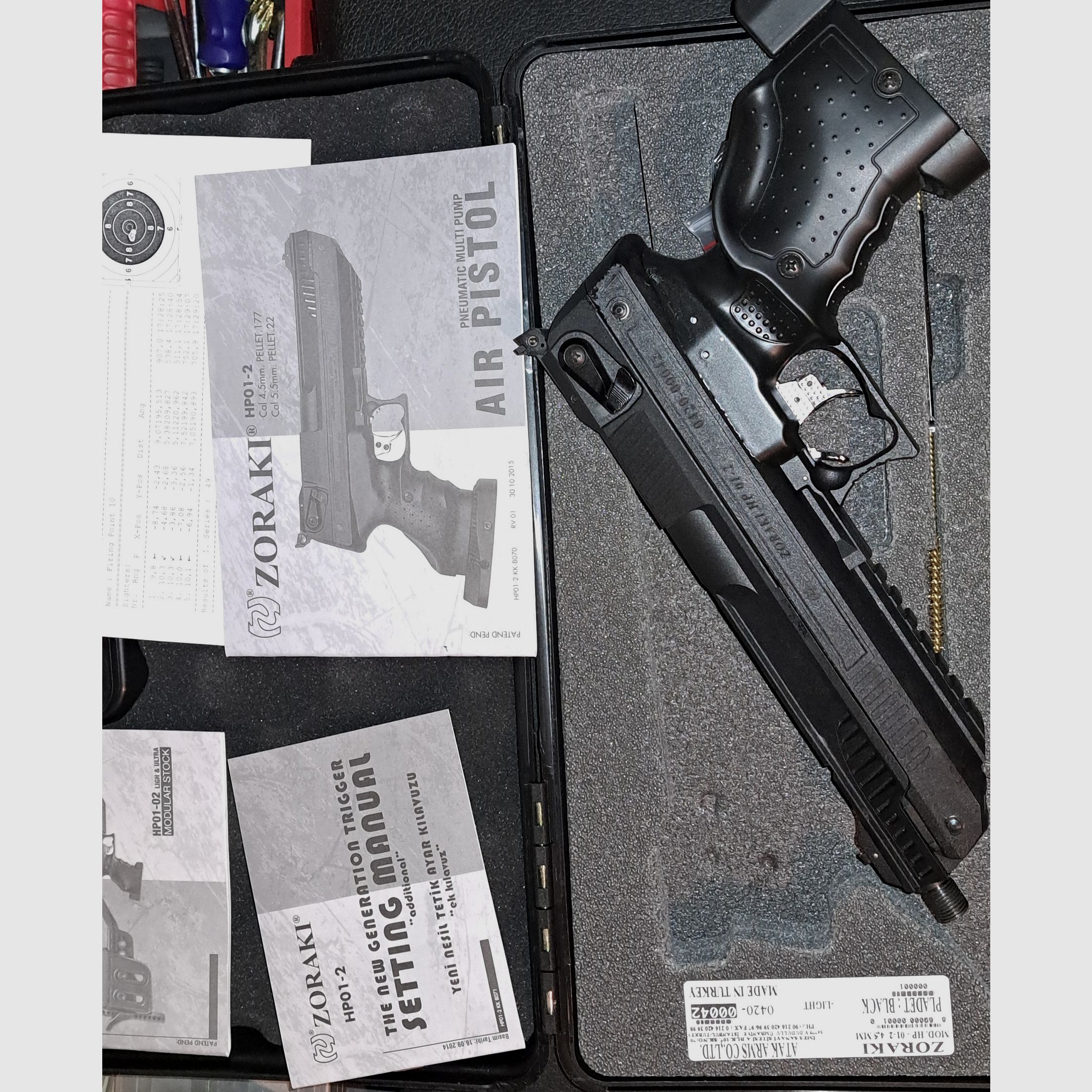 Zoraki HP01 4.5mm with silencer thread