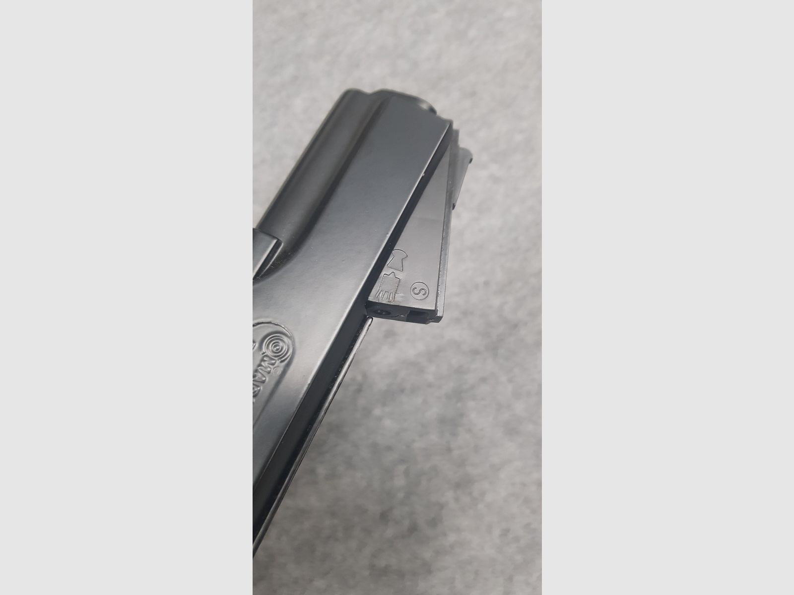 Sammler Zustand seltene Marksman Repeater Mod. 1010 Pistole Cal. 4,5mm BB Diabolo Luftpistole