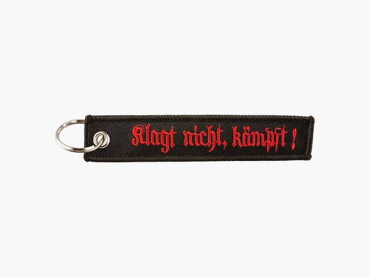 Fritzsch Schlüsselanhänger KLAGT NICHT KÄMPFT