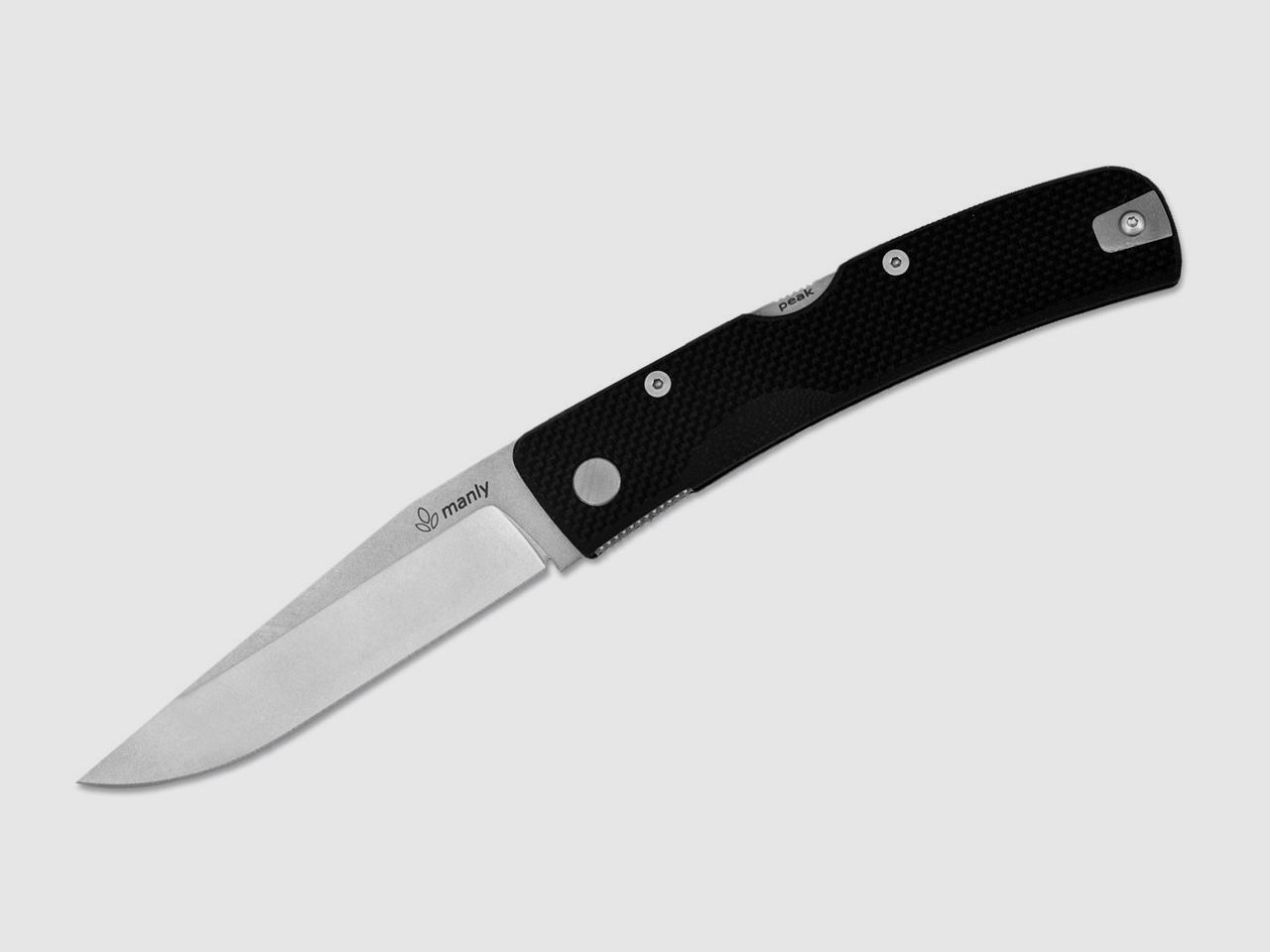 Taschenmesser Manly Peak D2 Black Two Hand Opening Zweihandmesser